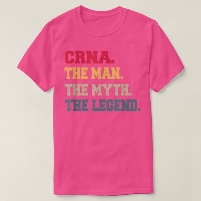Camiseta CRNA significa que a lenda do mito lhe dá presente (Frente do Design)