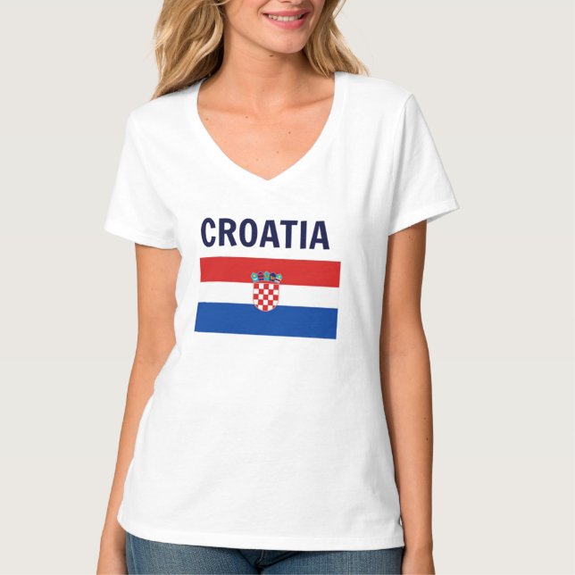 Camiseta Croácia - Bandeira da Croácia (Frente)