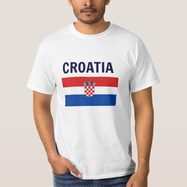 Camiseta Croácia - Bandeira da Croácia (Frente)