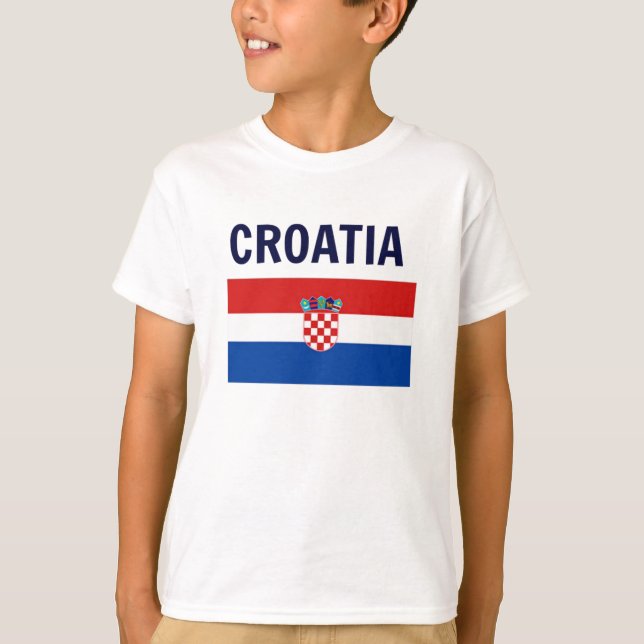 Camiseta Croácia - Bandeira da Croácia (Frente)