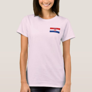 Camiseta Croácia Bandeira + Mapa