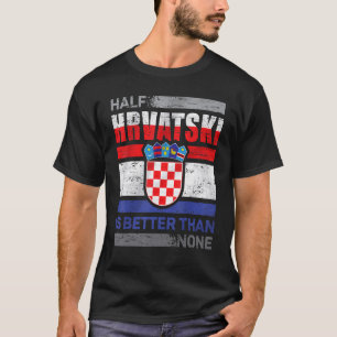 Camiseta Croácia Bandeira Raízes Croatas Hrvatske Croácia Z