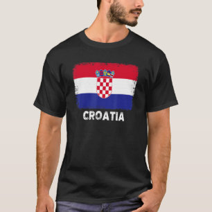 Camiseta Croácia: Bandeira Suporta Pessoas