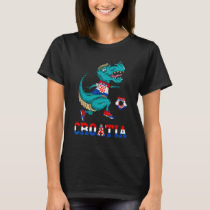 Camiseta Croácia Dino Rex Hrvatska Equipe de futebol croata