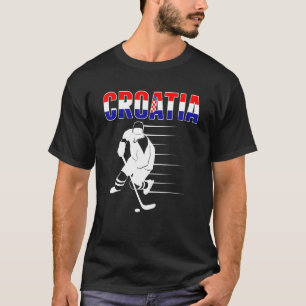 Camiseta Croácia: Protestos contra fãs de hóquei no gelo na