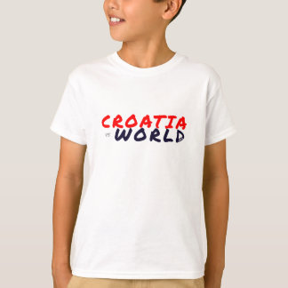 Camiseta CROÁCIAvs. MUNDO Branco Básico