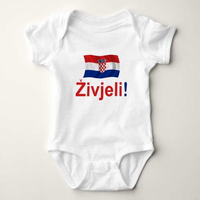 Camiseta Croatia Zivjeli! (Elogios) (Frente)