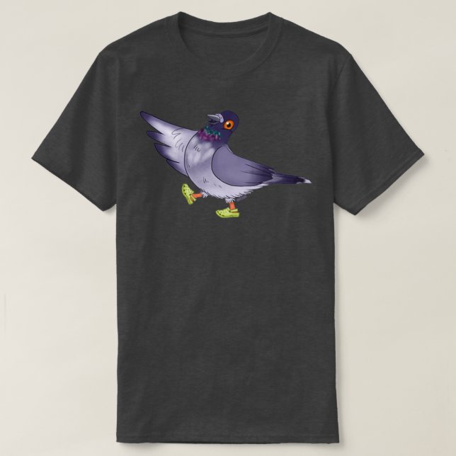Camiseta Croc Pigeon (Frente do Design)