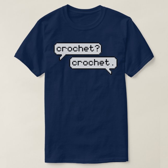 Camiseta crochê (Frente do Design)