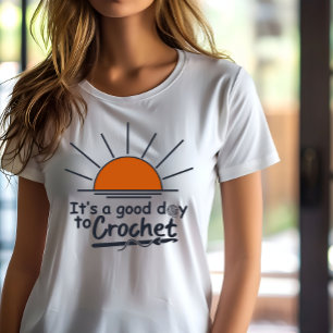 Camiseta crochê engraçado