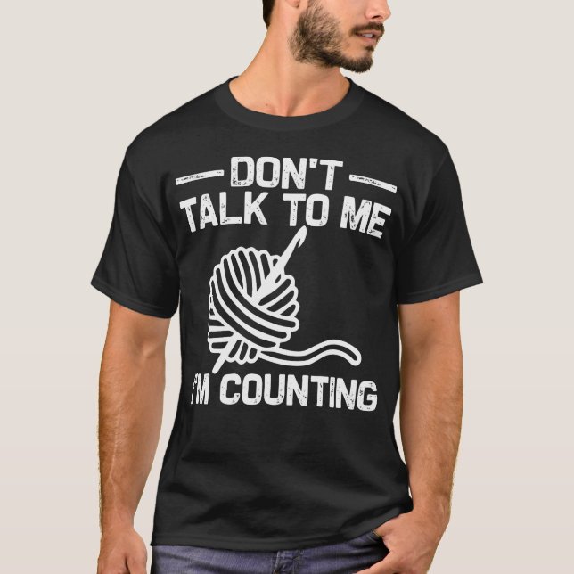 Camiseta Croché Engraçado Crochê Crocheter (Frente)