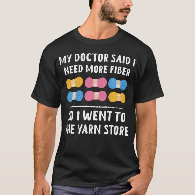 Camiseta Croché Engraçado para Mulheres que Fazem Crochê (Frente)