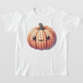Camiseta Croché Pequena Abóbora