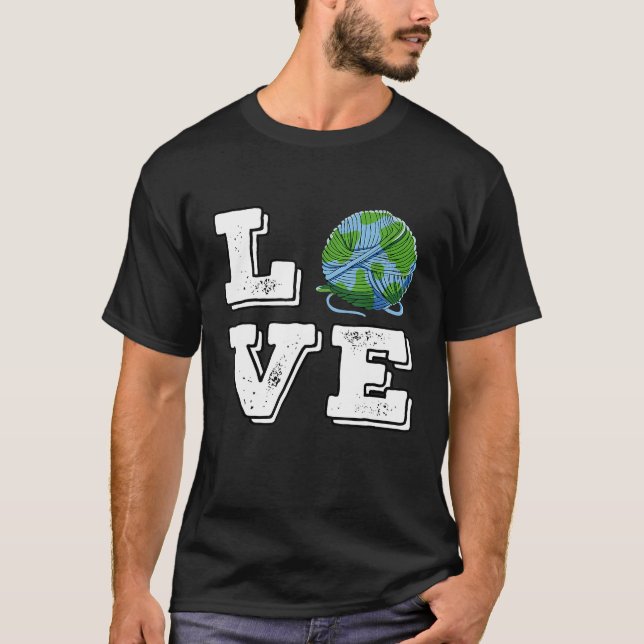 Camiseta Crochet Crocheting Sewing Knitting Lover (Frente)
