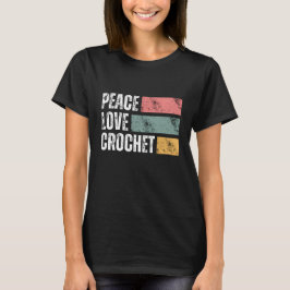 Camiseta Crochet de amor pela paz