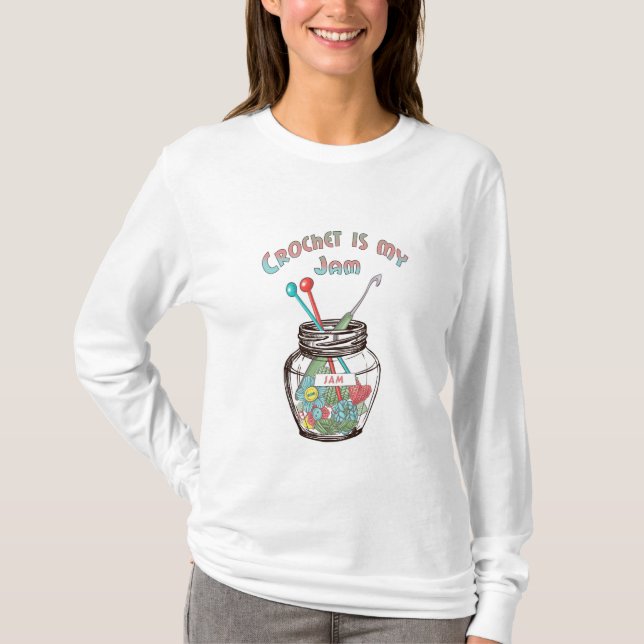 Camiseta Crochet é meu Jam (Frente)