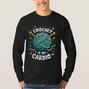 Camiseta Crochet é minha Malhação de fio de costura de card