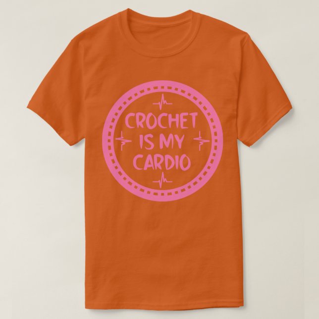 Camiseta Crochet é o meu Áudio 1 (Frente do Design)