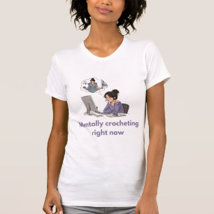 Camiseta Crochet Engraçado - Presente no Fio