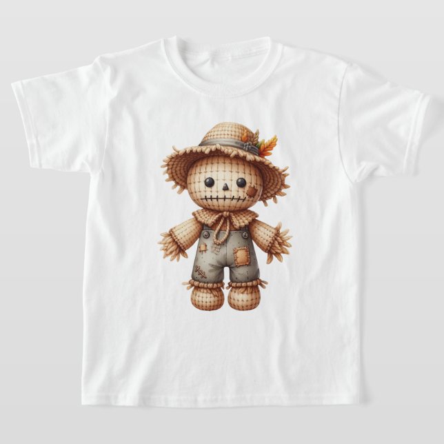 Camiseta Crochet Espantalho Fofo (Postura )