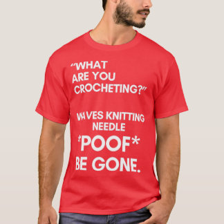 Camiseta CROCHET Poof Be Go