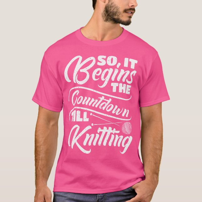 Camiseta Crocheter Crochet - A Contagem Até A Matança (Frente)