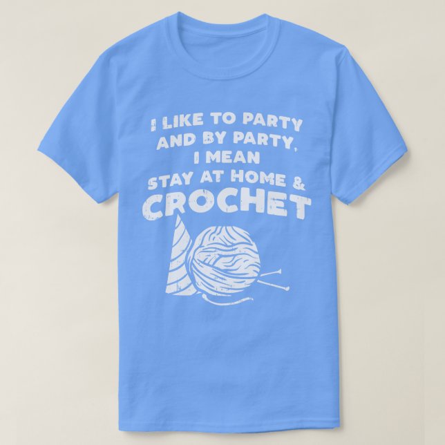 Camiseta Crocheting 1 (Frente do Design)