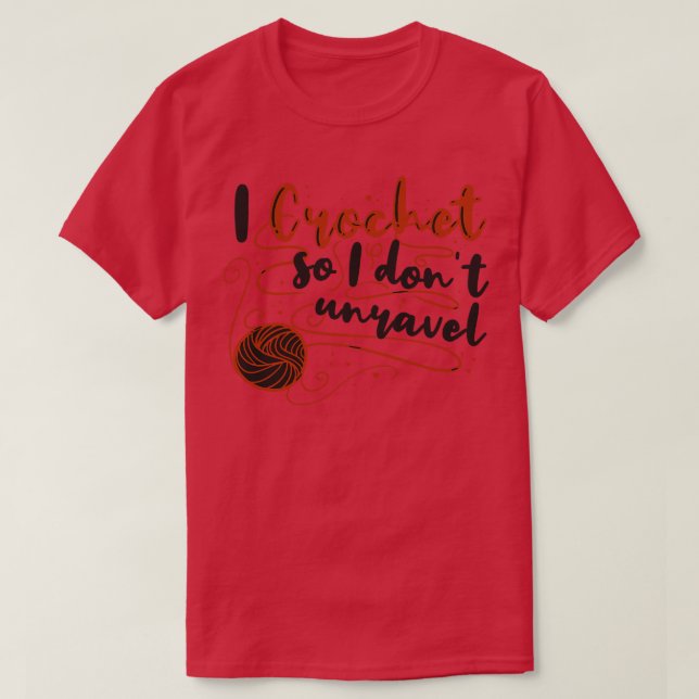 Camiseta Crocheting 5 (Frente do Design)