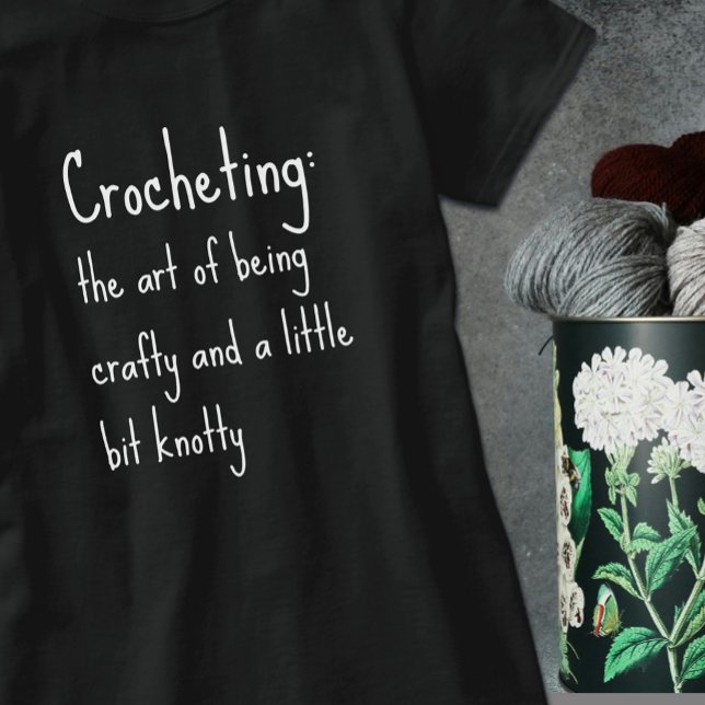 Camiseta Crocheting: A Arte De Ser Capuz E Pequeno Brinqued (Criador carregado)
