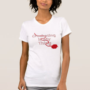 Camiseta Crocheting é minha coisa