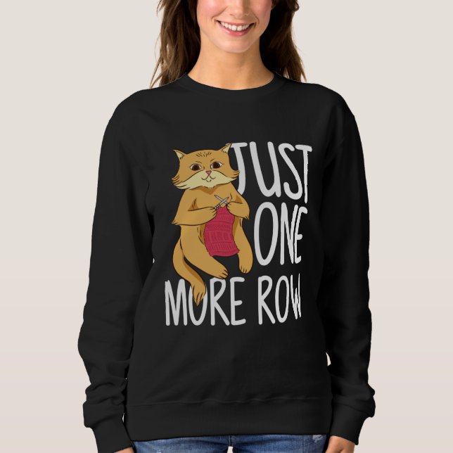 Camiseta Crocheting Knitting Cat (Frente)