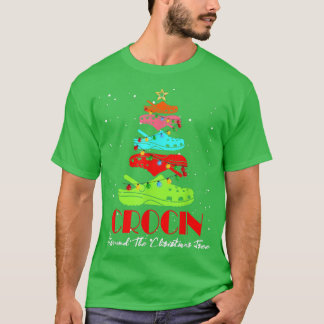 Camiseta Crocina em torno da árvore de Natal de 2011