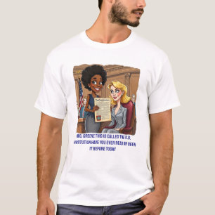 Camiseta Crockett Schools Sobre a Constituição Americana