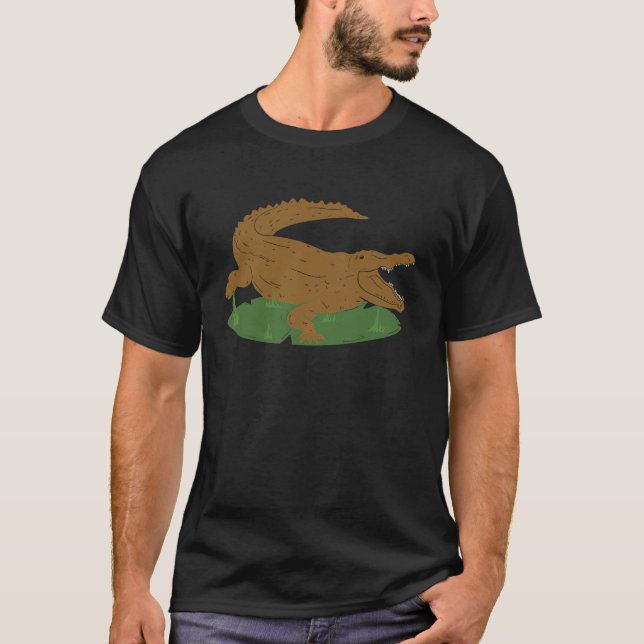 Camiseta crocodile alligator reptile animals  2 (Frente)