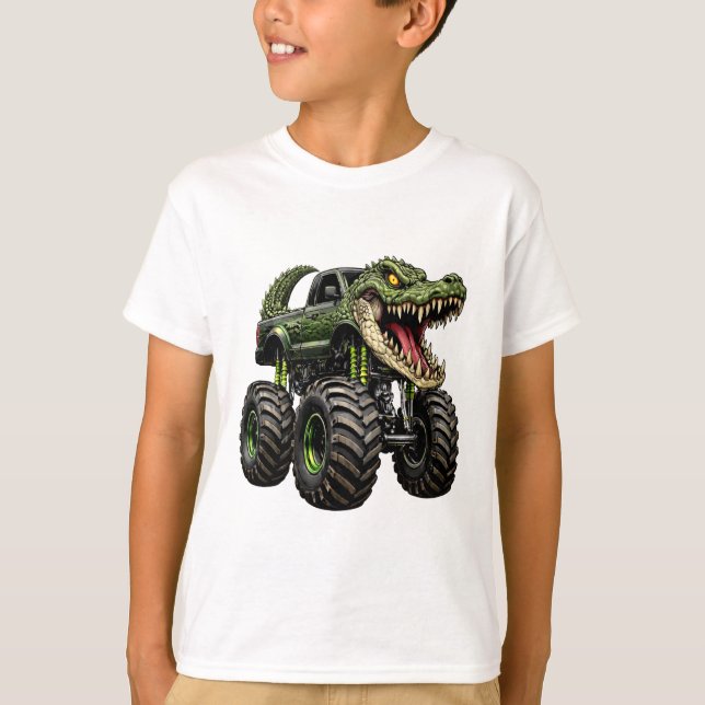 Camiseta Crocodile Off-Road Monster Truck (Frente)