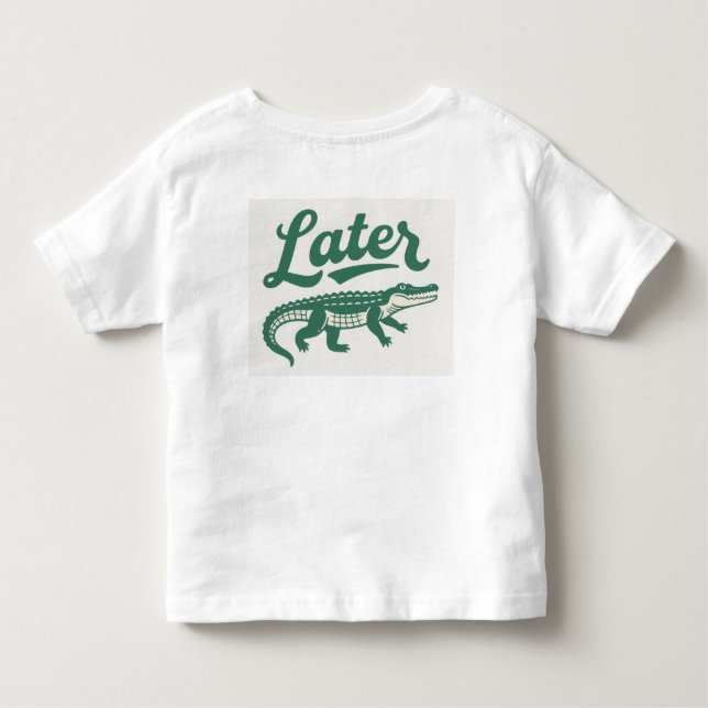 Camiseta crocodilo (Verso)