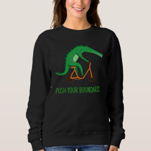 Camiseta Crocodilo Alligator Bicicleta Réptil