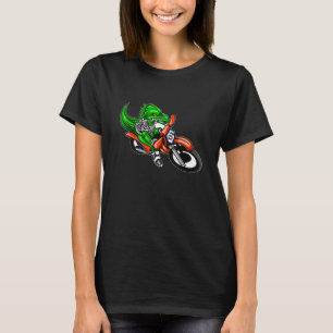 Camiseta Crocodilo Alligator Sirt Bike Mot