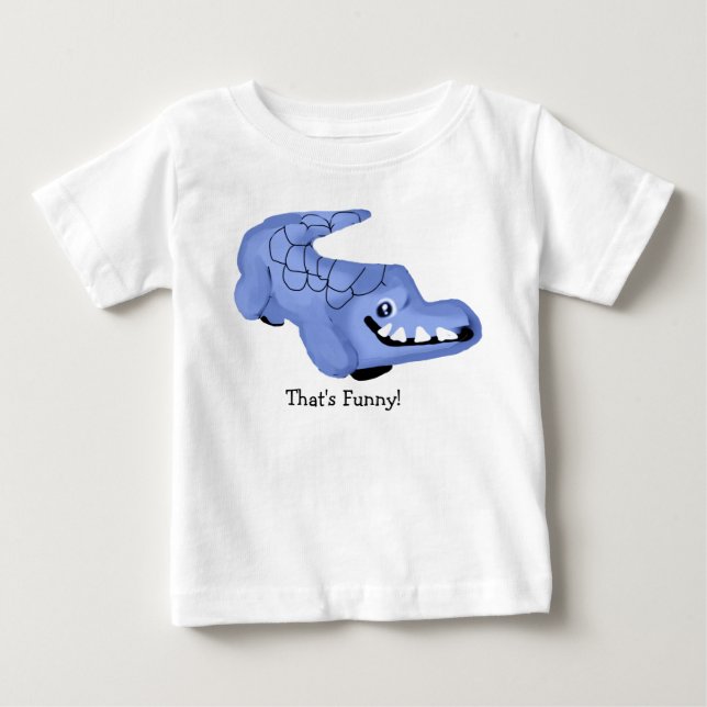 Camiseta Crocodilo Azul (Frente)