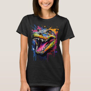 Camiseta Crocodilo Colorido