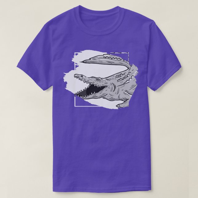 Camiseta Crocodilo de Alligador Perigoso (Frente do Design)