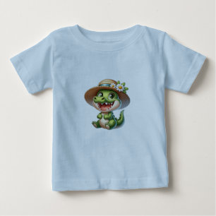Camiseta Crocodilo de Bebê Cento