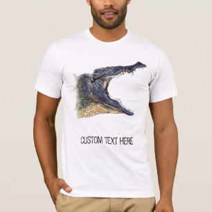 Camiseta Crocodilo de Coleção de Desenho Animal - Adicion