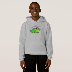 Camiseta Crocodilo de Desenho Animado Divertido - Macio mas