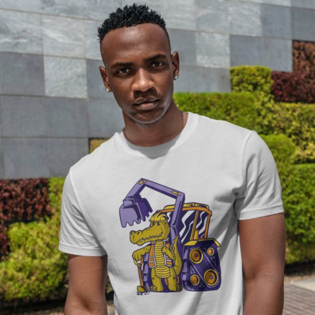 Camiseta Crocodilo de Trabalho (Criador carregado)
