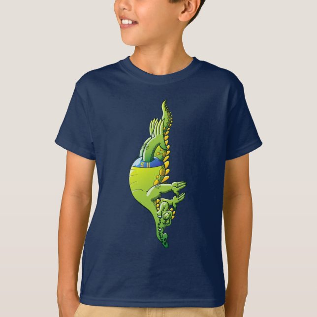 Camiseta Crocodilo do mergulho (Frente)