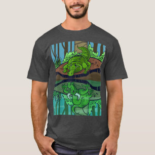 Camiseta Crocodilo Dragão Láteo Látea Reflexão
