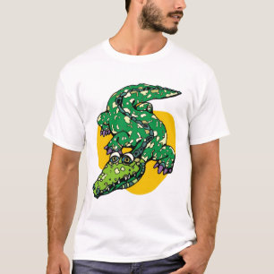 Camiseta Crocodilo engraçado