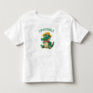 Camiseta Crocodilo engraçado bonito