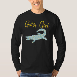 Camiseta Crocodilo Gator Girl Alligator Lover Zookeeper